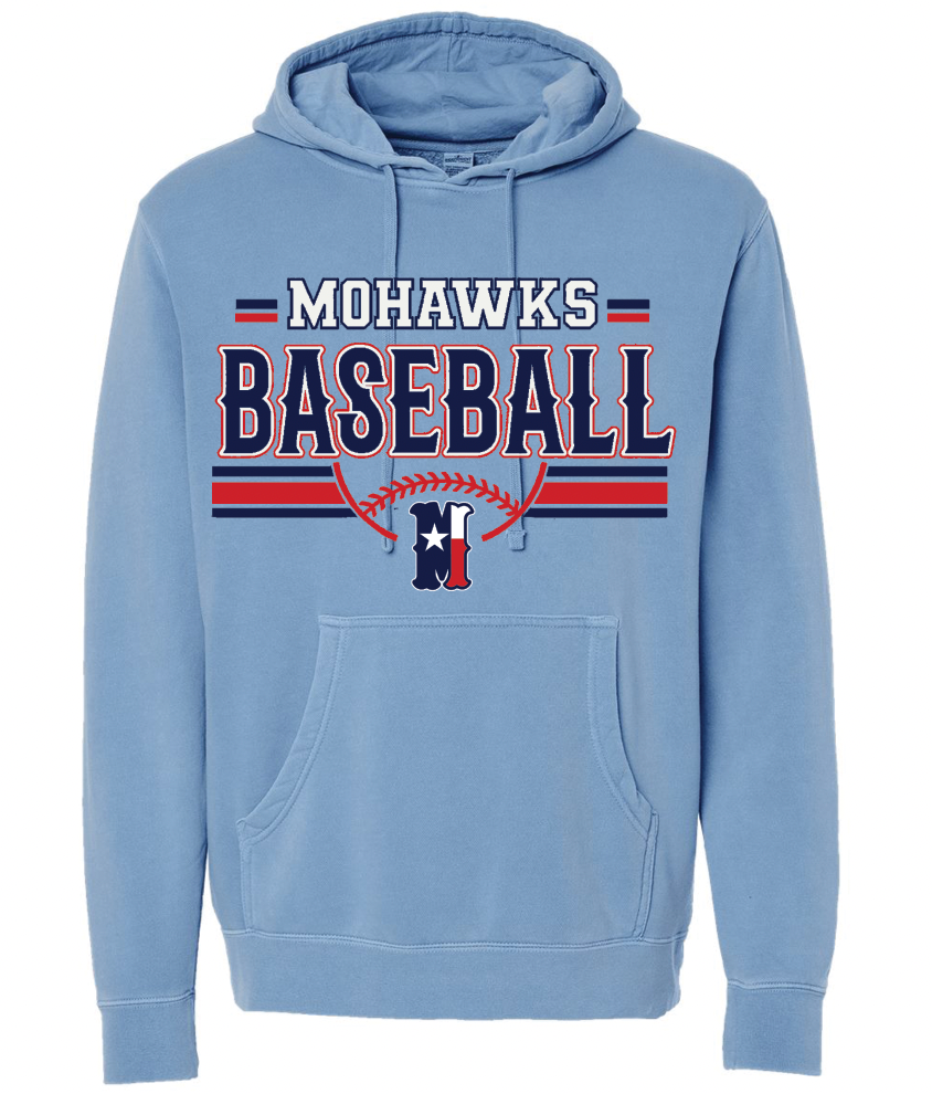 Mohawks Hooded Sweatshirt - Powder Blue